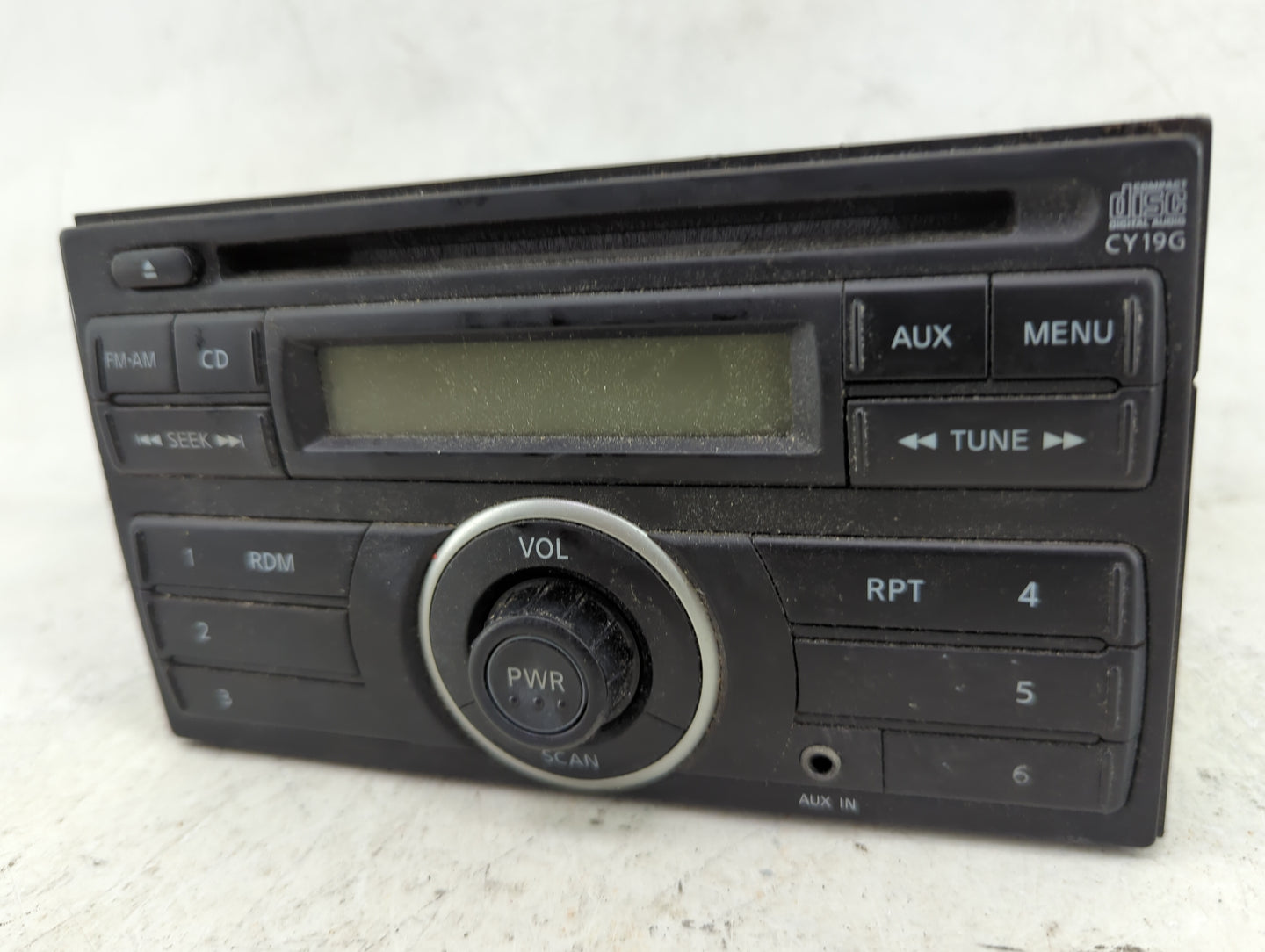 2012-2014 Nissan Versa Radio AM FM Cd Player Receiver Replacement P/N:281853AN0A PN-3089A, PN3089AA Fits Fits 2012 2013 2014