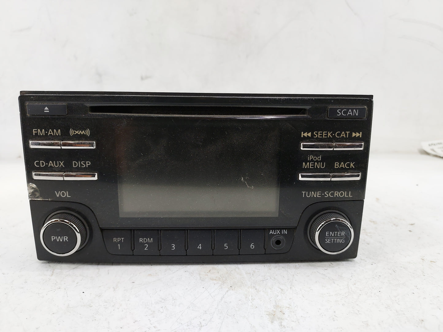 2014-2019 Nissan Versa Radio AM FM Cd Player Receiver Replacement P/N:28185 3WC0A CQ-FN81E24D Fits OEM Used Auto Parts - Oem