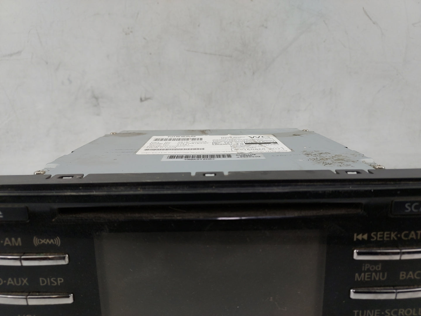 2014-2019 Nissan Versa Radio AM FM Cd Player Receiver Replacement P/N:28185 3WC0A CQ-FN81E24D Fits OEM Used Auto Parts - Oem