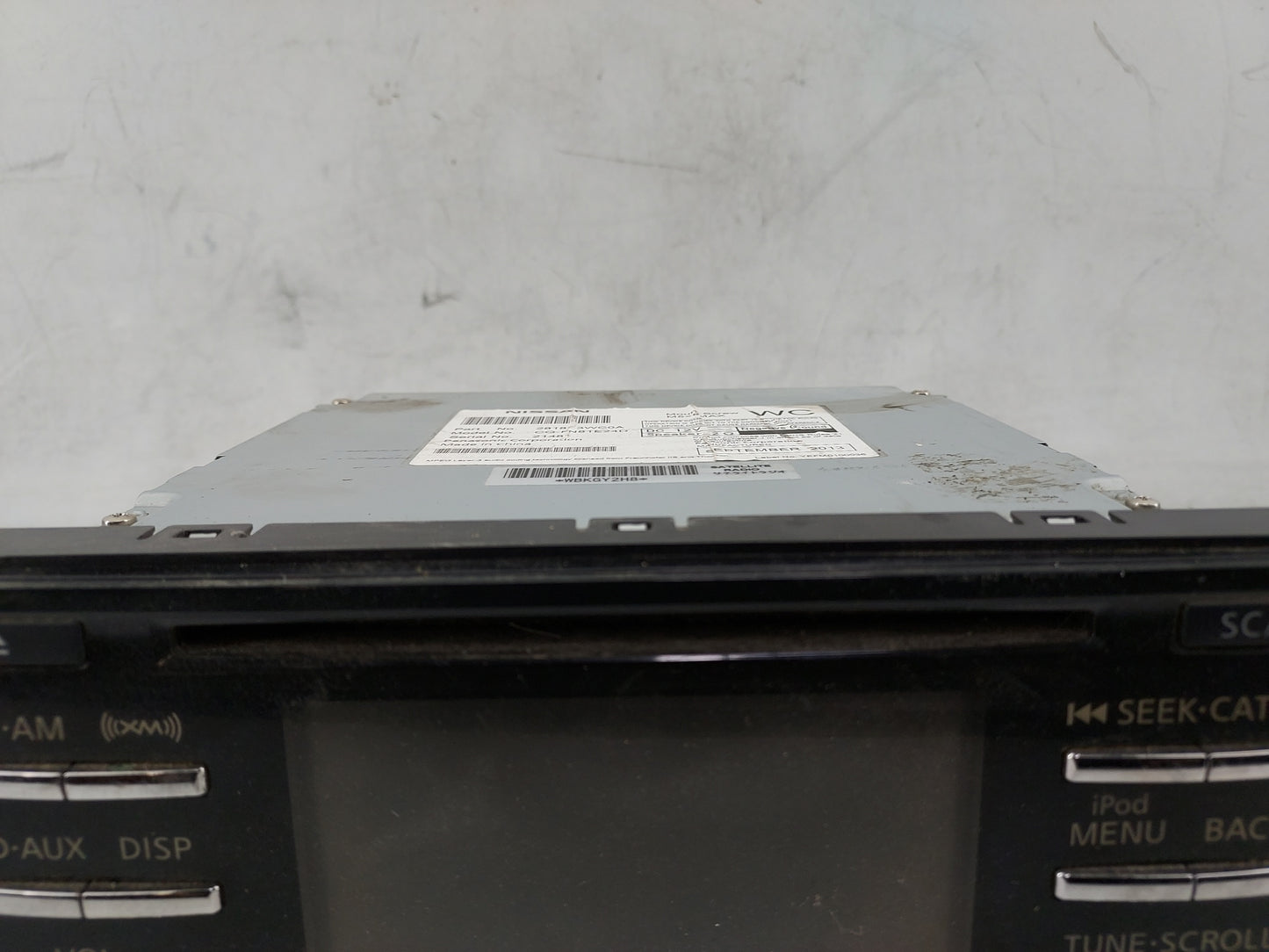 2014-2019 Nissan Versa Radio AM FM Cd Player Receiver Replacement P/N:28185 3WC0A CQ-FN81E24D Fits OEM Used Auto Parts - Oem