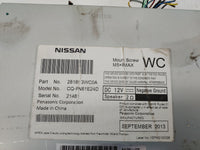 2014-2019 Nissan Versa Radio AM FM Cd Player Receiver Replacement P/N:28185 3WC0A CQ-FN81E24D Fits OEM Used Auto Parts - Oem