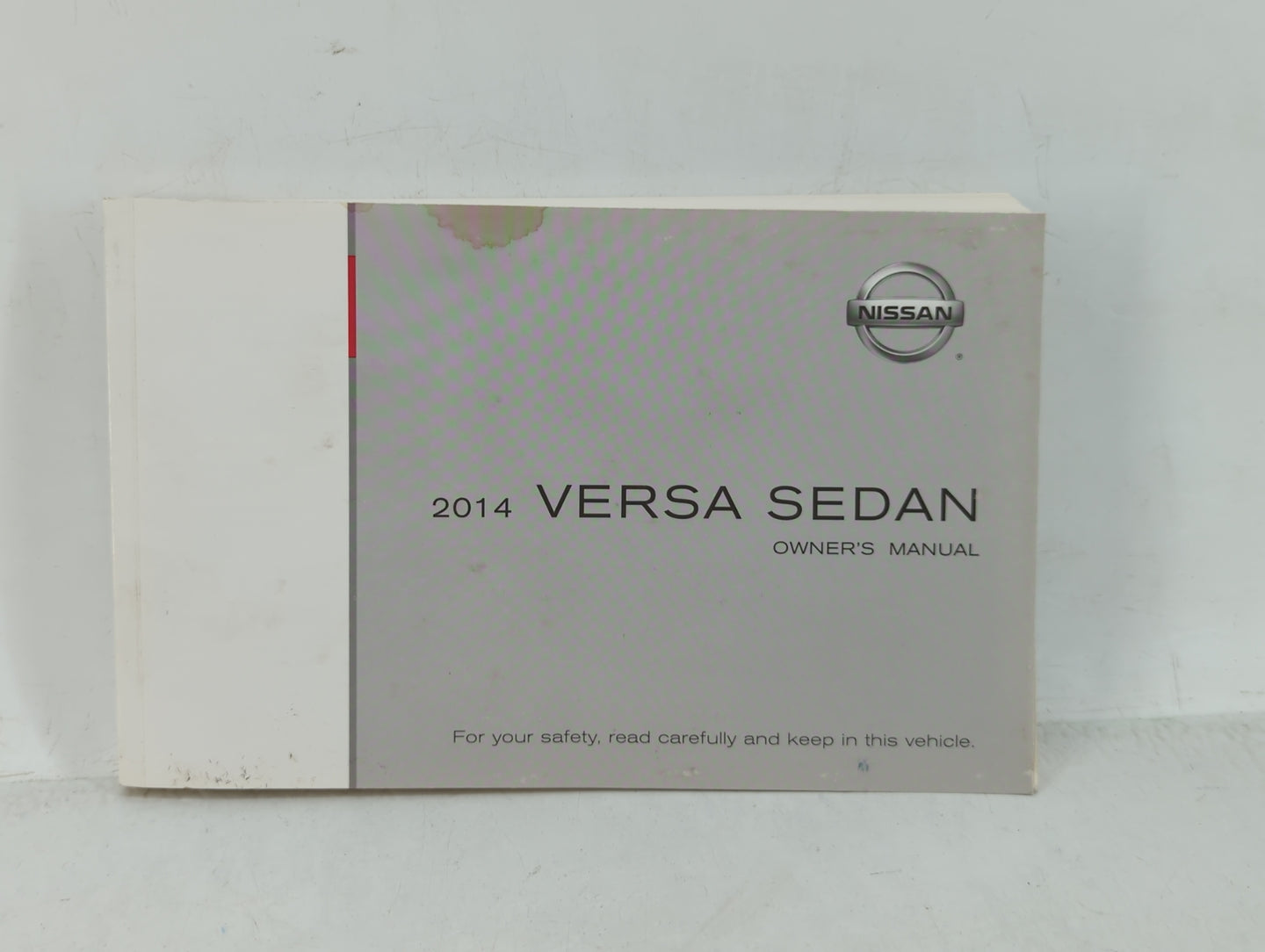 2014 Nissan Versa Owners Manual Book Guide OEM Used Auto Parts - Oemusedautoparts1.com