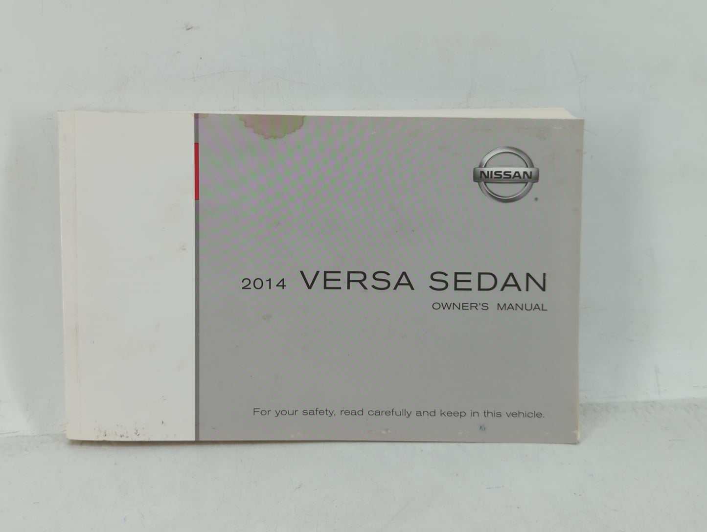 2014 Nissan Versa Owners Manual Book Guide OEM Used Auto Parts - Oemusedautoparts1.com
