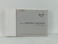 2014 Nissan Versa Owners Manual Book Guide OEM Used Auto Parts - Oemusedautoparts1.com