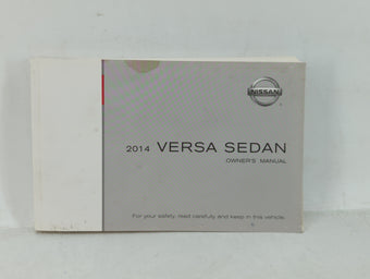 compare product 2014 Nissan Versa Owners Manual Book Guide OEM Used Auto Parts