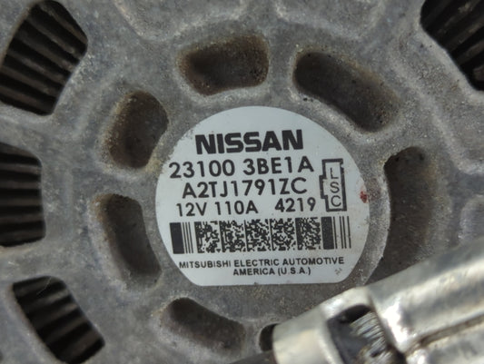 2012-2019 Nissan Versa Alternator Replacement Generator Charging Assembly Engine OEM P/N:23100 3BE1A Fits OEM Used Auto Parts