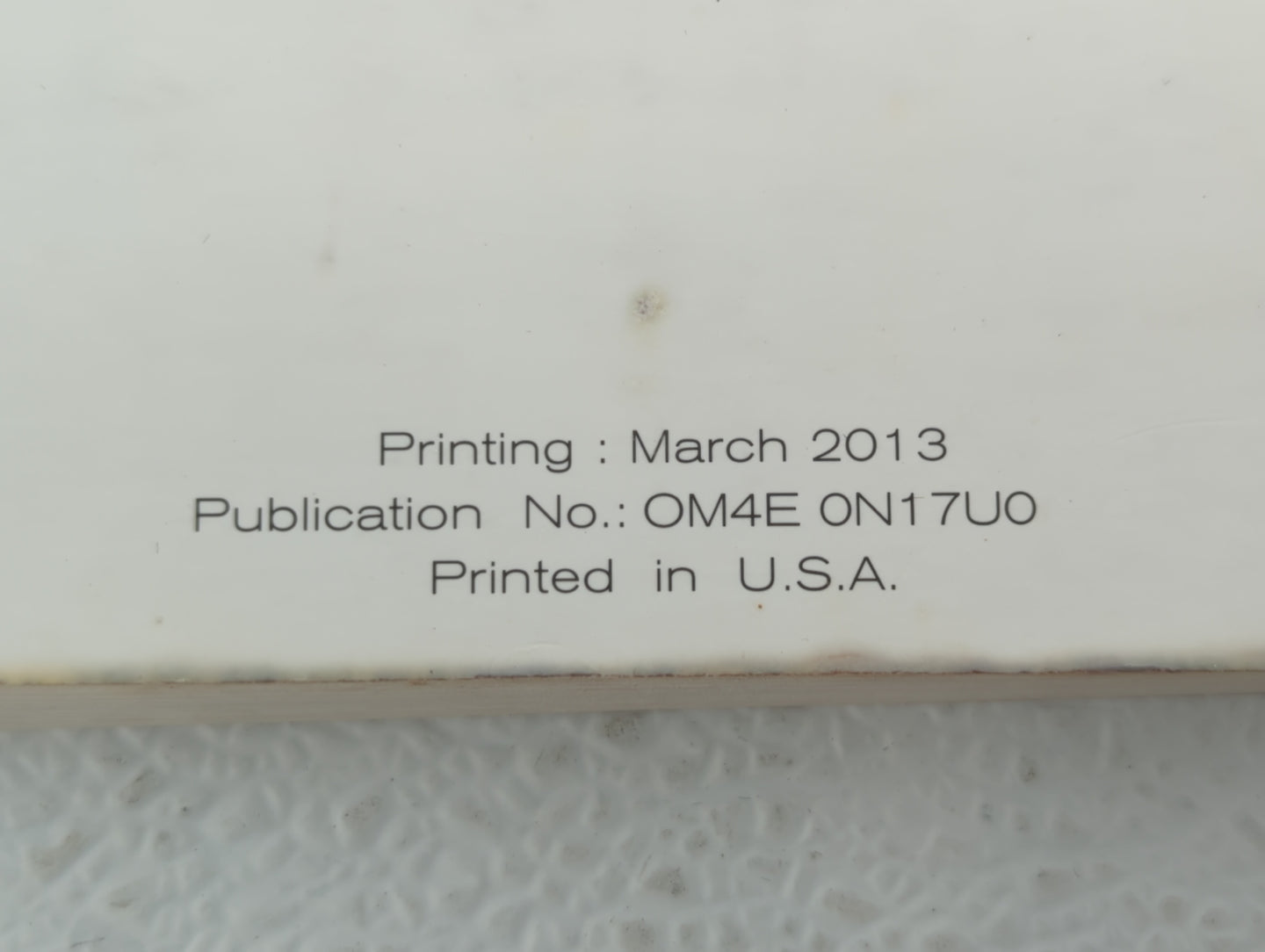 2014 Nissan Versa Owners Manual Book Guide OEM Used Auto Parts - Oemusedautoparts1.com