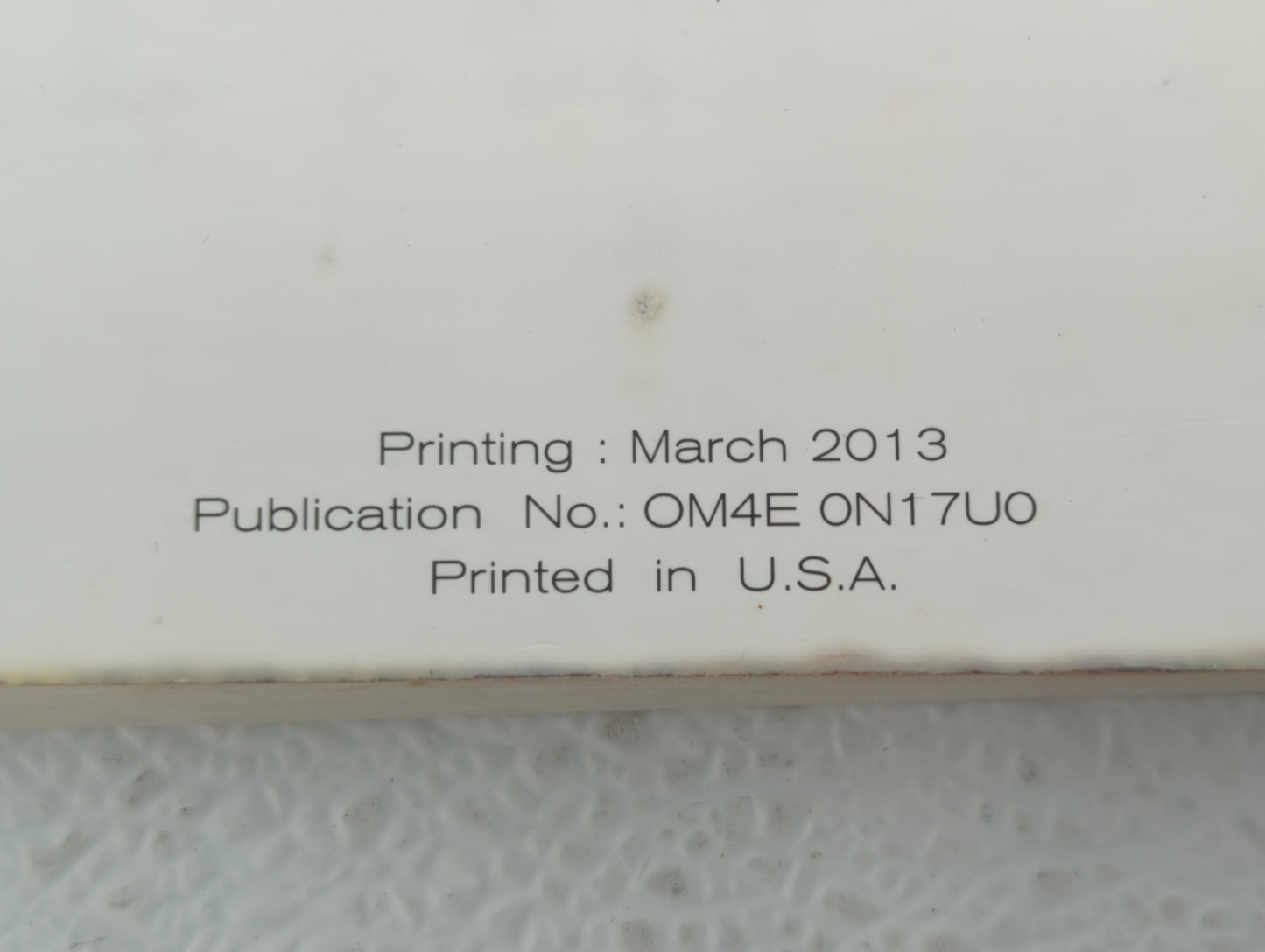 2014 Nissan Versa Owners Manual Book Guide OEM Used Auto Parts - Oemusedautoparts1.com