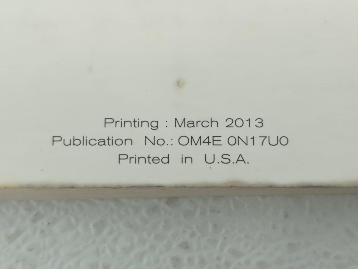 2014 Nissan Versa Owners Manual Book Guide OEM Used Auto Parts - Oemusedautoparts1.com