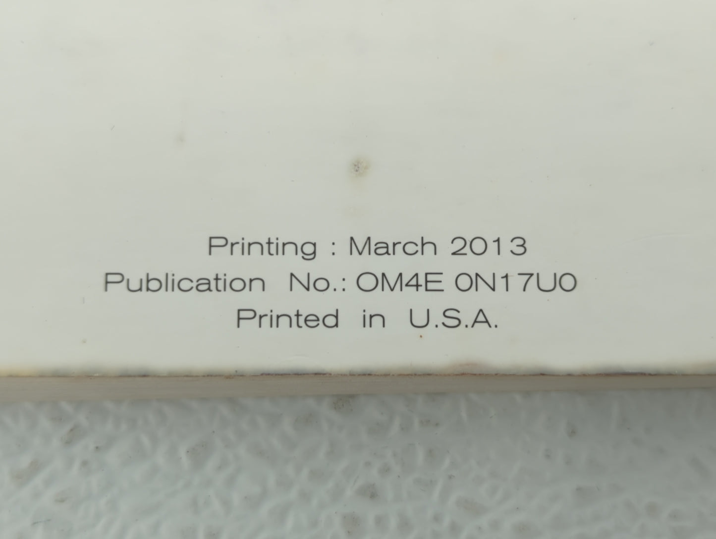 2014 Nissan Versa Owners Manual Book Guide OEM Used Auto Parts - Oemusedautoparts1.com