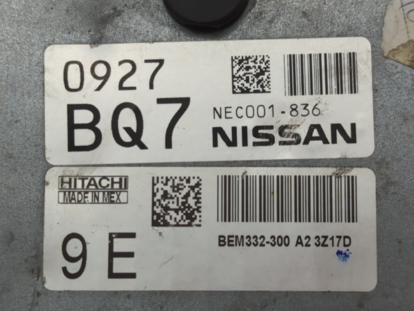 2014-2018 Nissan Versa PCM Engine Control Computer ECU ECM PCU OEM P/N:NEC001-836 NEC002-823 Fits Fits 2014 2015 2016 2017 2