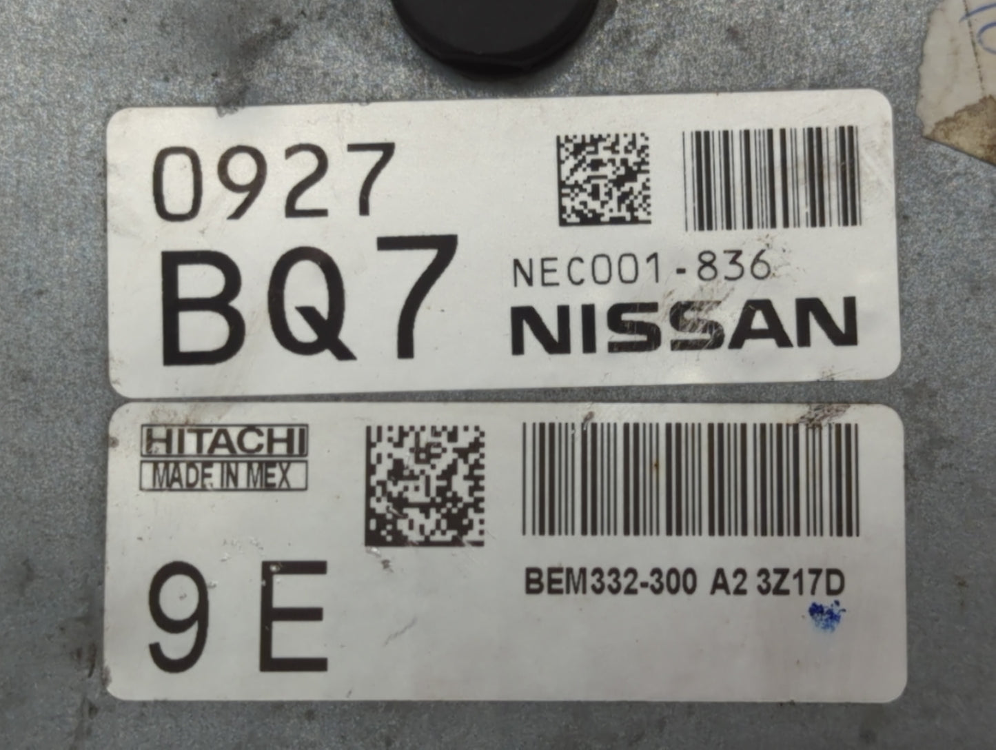 2014-2018 Nissan Versa PCM Engine Control Computer ECU ECM PCU OEM P/N:NEC001-836 NEC002-823 Fits Fits 2014 2015 2016 2017 2