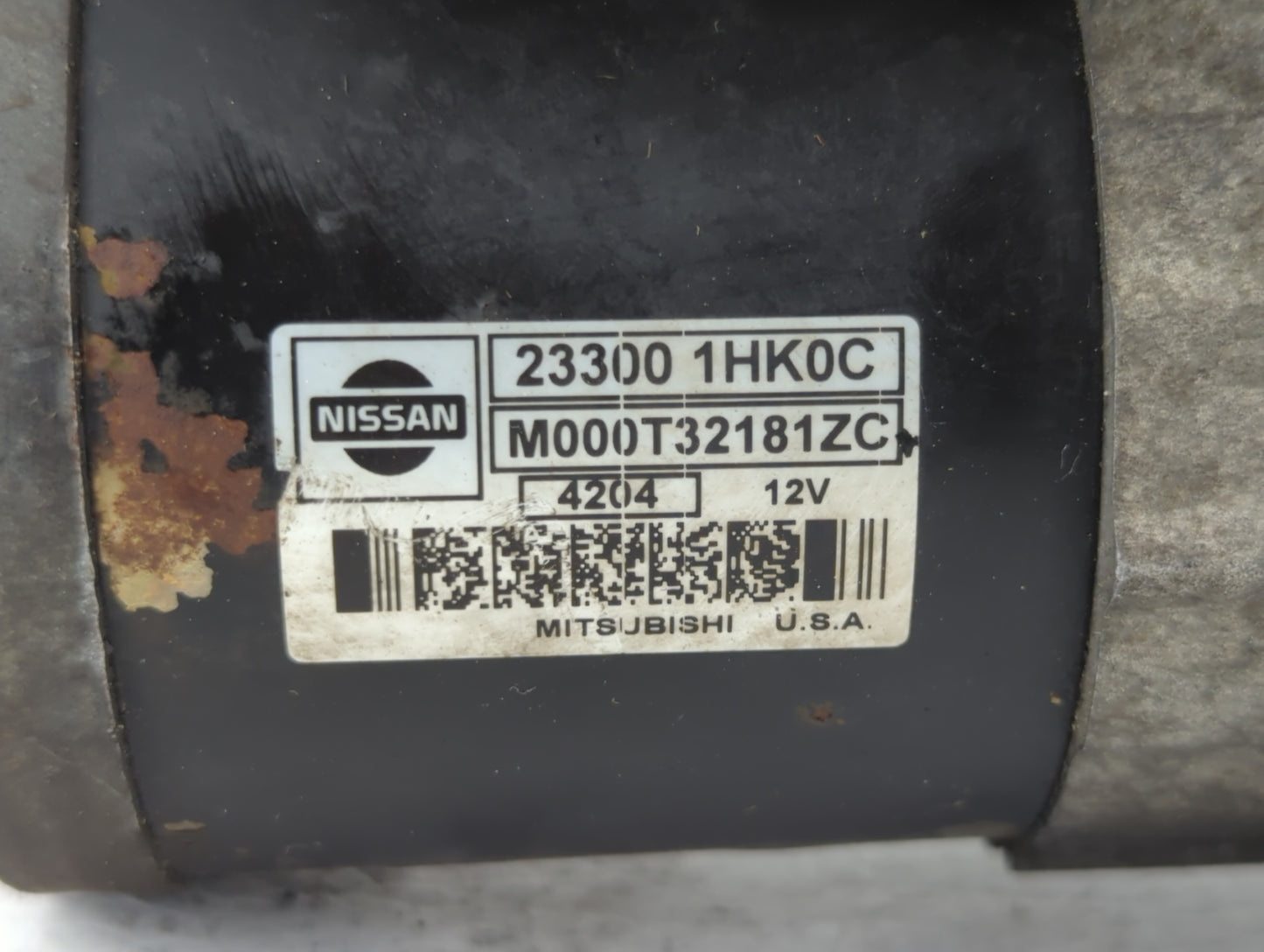 2012-2019 Nissan Versa Car Starter Motor Solenoid OEM P/N:23300 1HK0C 23300 1HK0B Fits OEM Used Auto Parts - Oemusedautopart