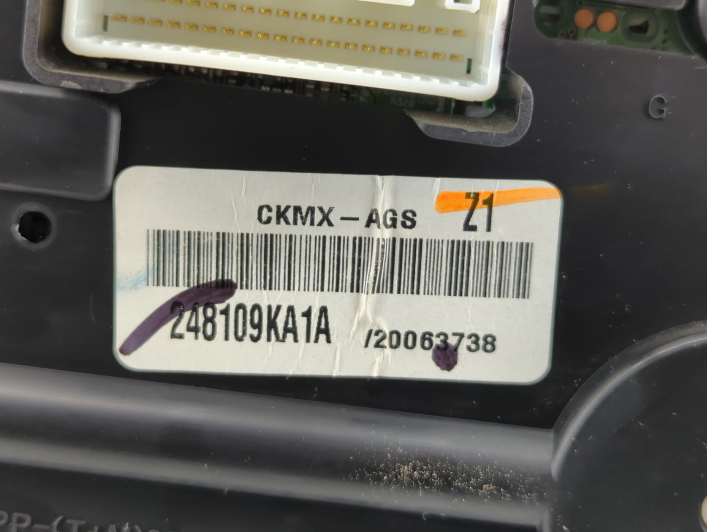 2014 Nissan Versa Instrument Cluster Speedometer Gauges P/N:248109KA1A 248103WC0A Fits OEM Used Auto Parts - Oemusedautopart