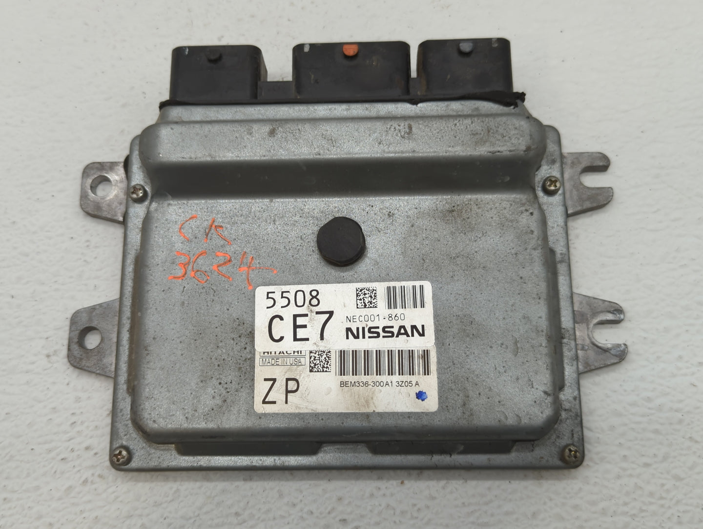 2014-2017 Nissan Versa PCM Engine Control Computer ECU ECM PCU OEM P/N:NEC001-860 Fits Fits 2014 2015 2016 2017 OEM Used Aut