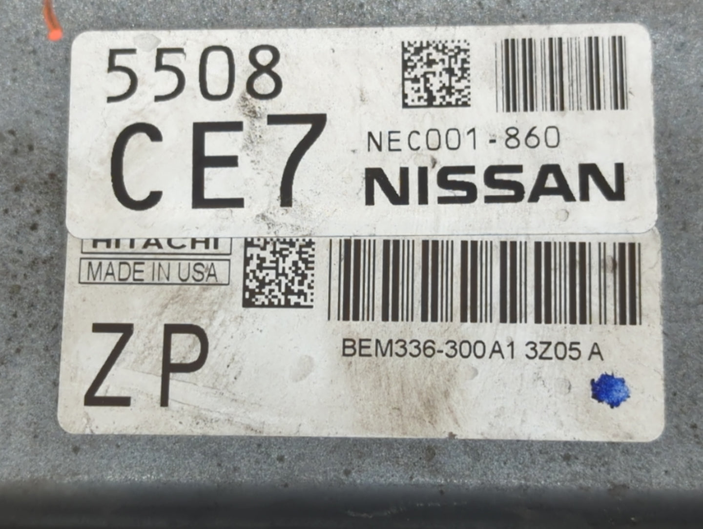 2014-2017 Nissan Versa PCM Engine Control Computer ECU ECM PCU OEM P/N:NEC001-860 Fits Fits 2014 2015 2016 2017 OEM Used Aut