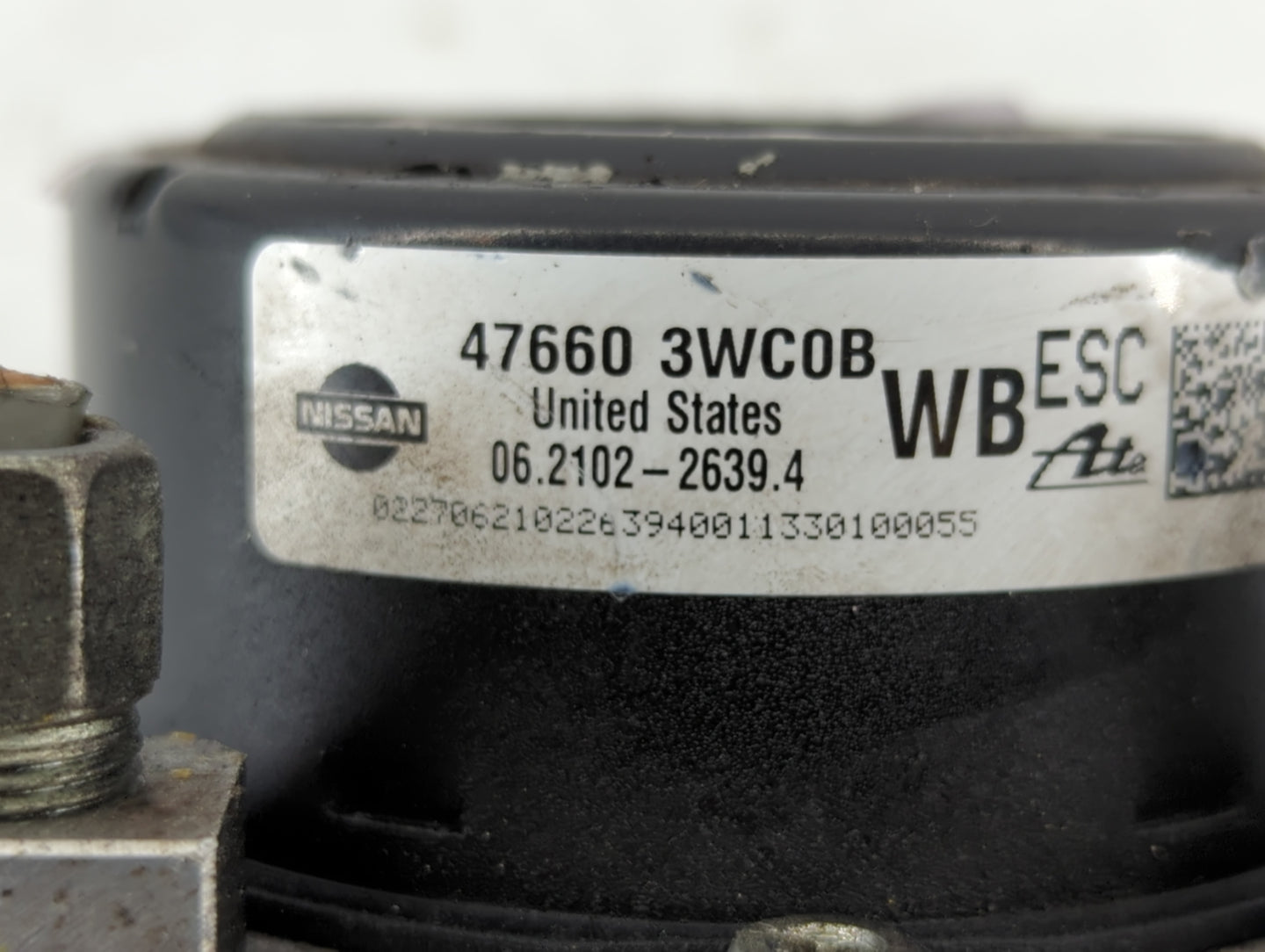 2014-2019 Nissan Versa ABS Pump Control Module Replacement P/N:47660 3WC0B Fits Fits 2014 2015 2016 2017 2018 2019 OEM Used 
