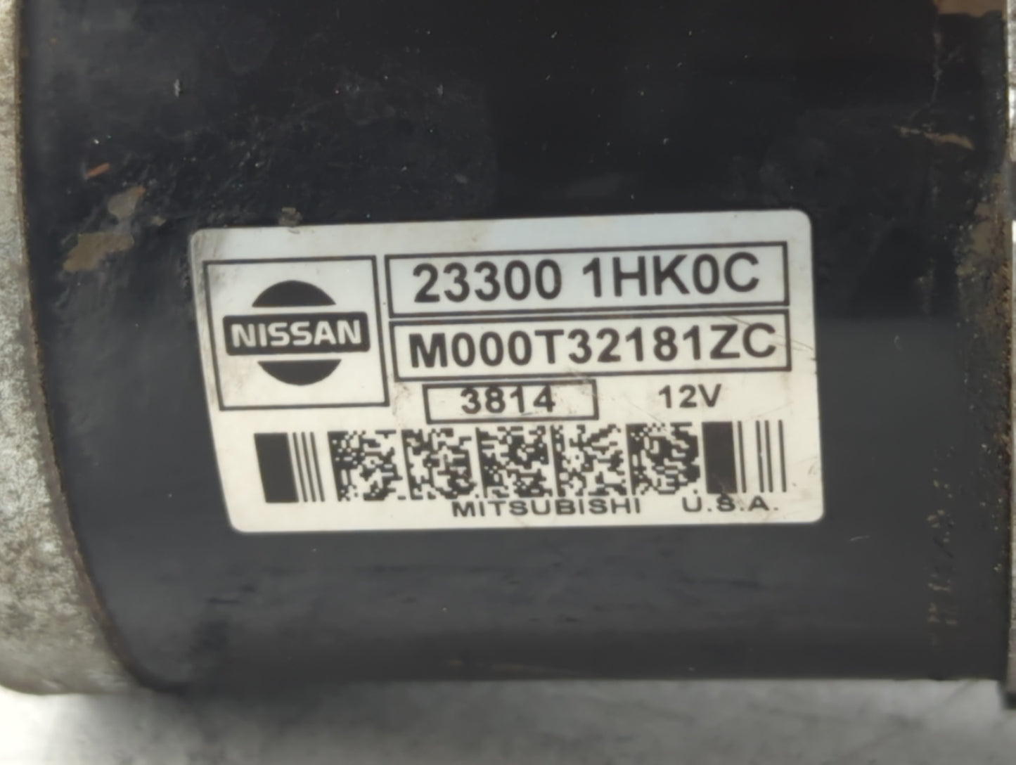 2012-2019 Nissan Versa Car Starter Motor Solenoid OEM P/N:23300 1HK0C Fits Fits 2012 2013 2014 2015 2016 2017 2018 2019 OEM 
