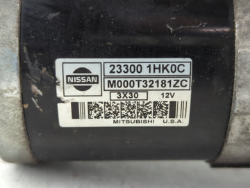 2012-2019 Nissan Versa Car Starter Motor Solenoid OEM P/N:M000T32181ZC 23300 1HK0C Fits OEM Used Auto Parts