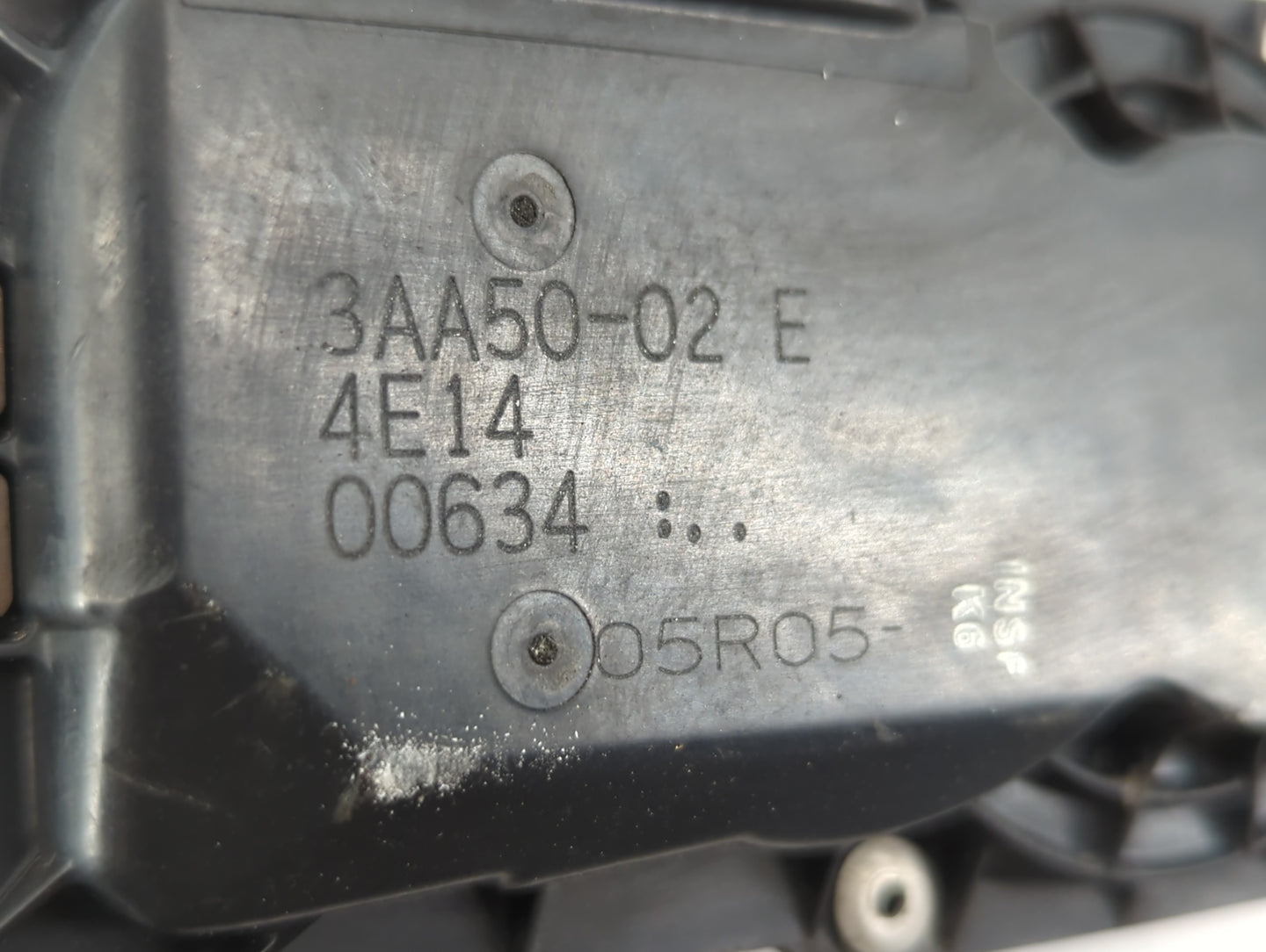 2012-2019 Nissan Versa Throttle Body P/N:3AA50-02 E Fits Fits 2012 2013 2014 2015 2016 2017 2018 2019 OEM Used Auto Parts - 