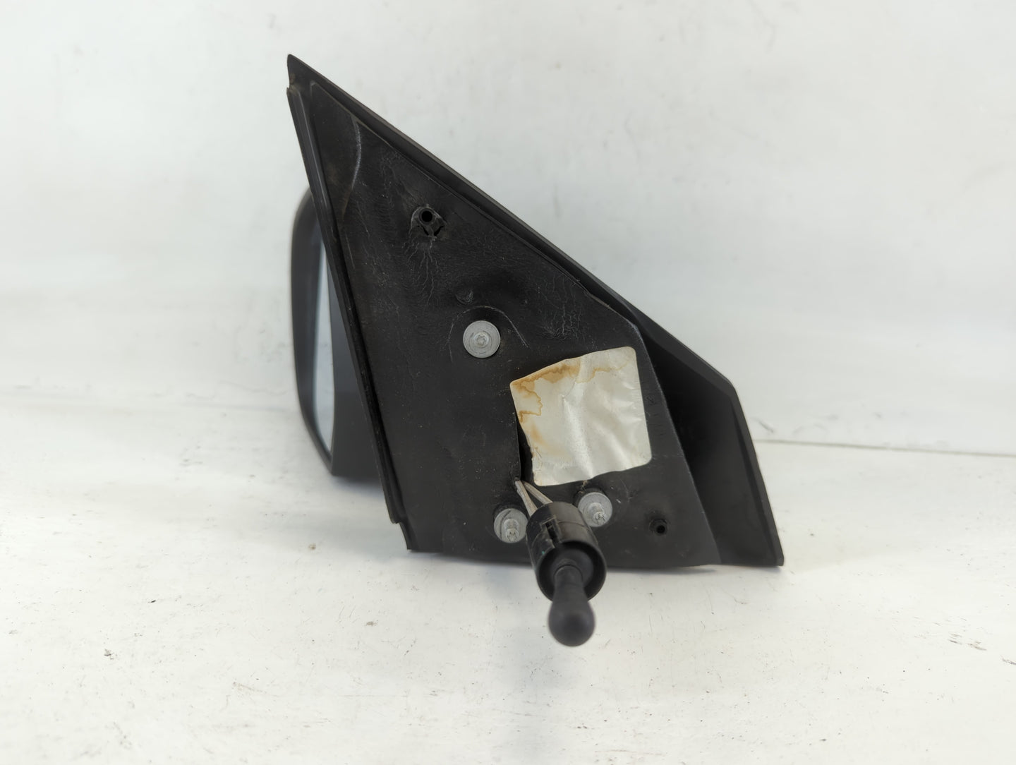 2012-2014 Nissan Versa Driver Left Side View Manual Door Mirror Black - Oemusedautoparts1.com