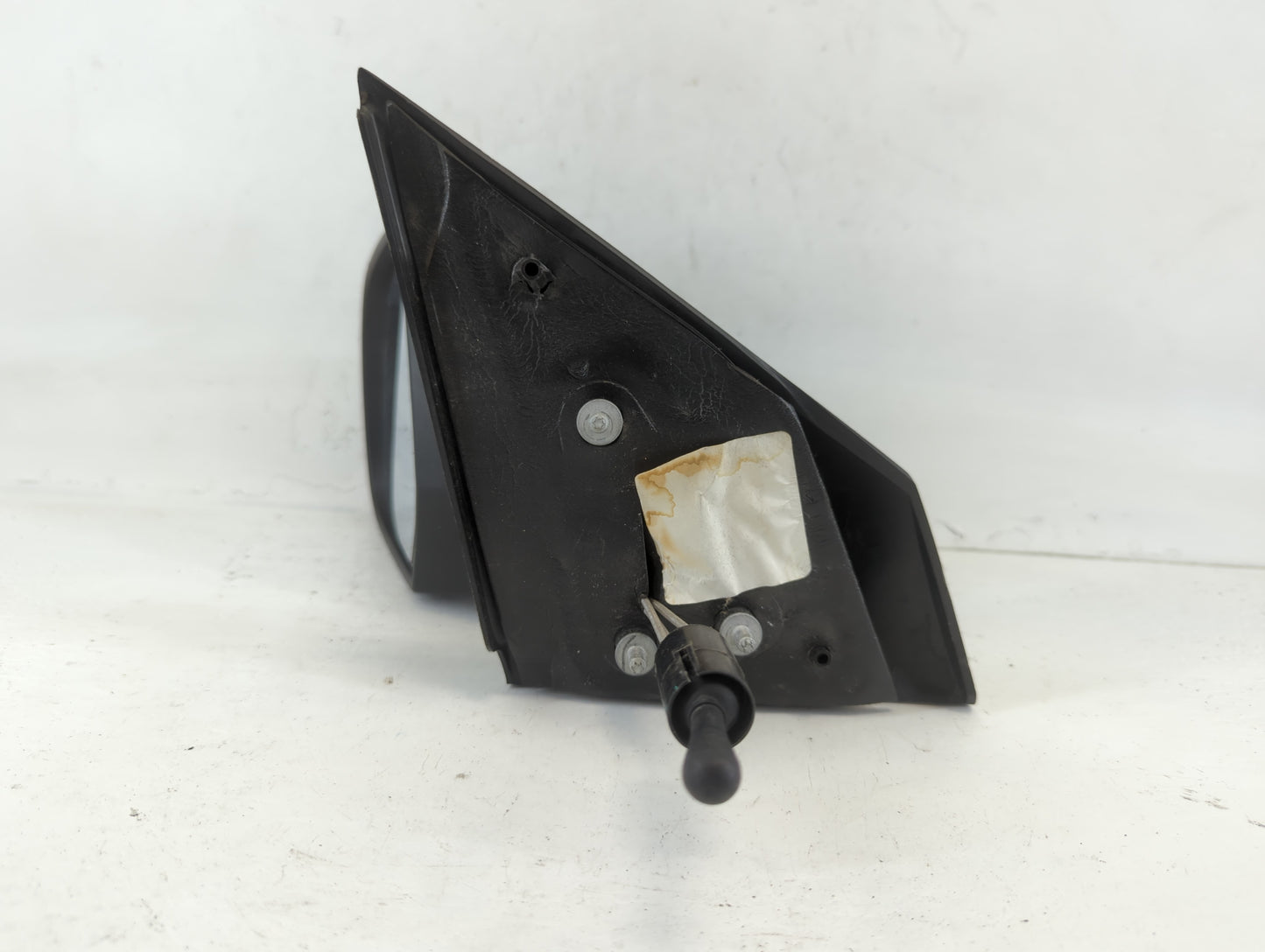 2012-2014 Nissan Versa Driver Left Side View Manual Door Mirror Black - Oemusedautoparts1.com