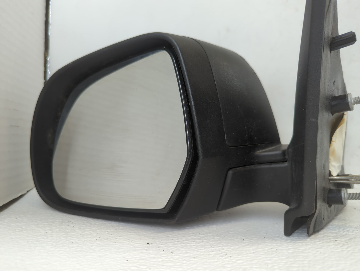 2012-2014 Nissan Versa Driver Left Side View Manual Door Mirror Black - Oemusedautoparts1.com