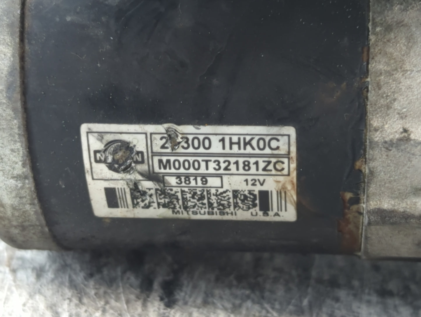 2012-2019 Nissan Versa Car Starter Motor Solenoid OEM P/N:M000T32181ZC 23300 1HK0C Fits OEM Used Auto Parts - Oemusedautopar