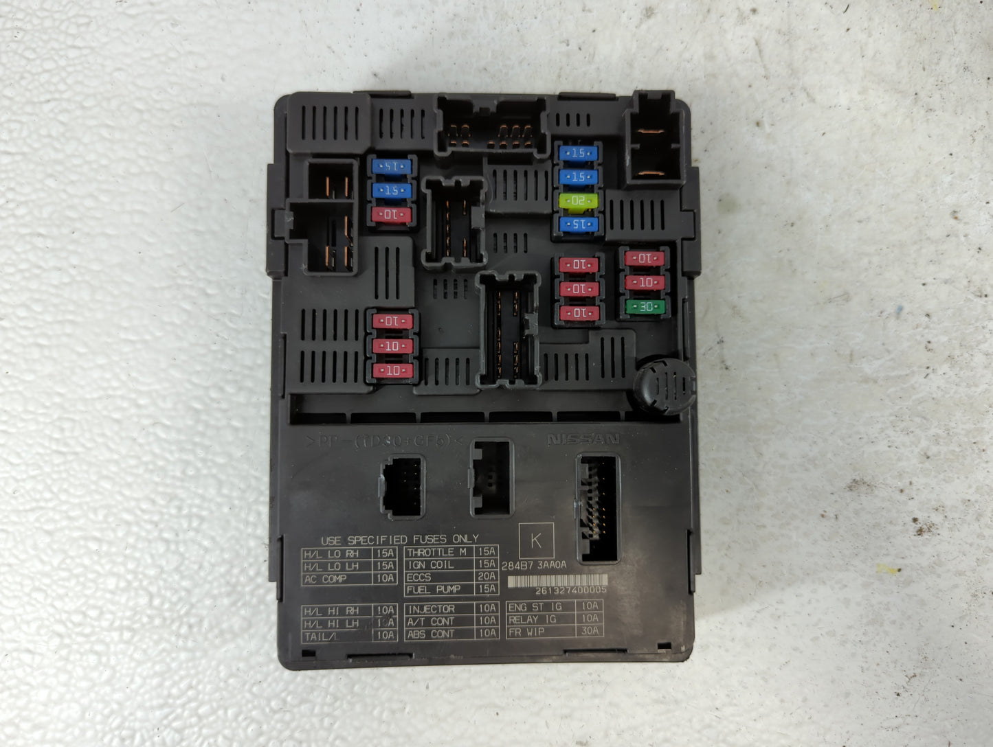 2013-2019 Nissan Versa Fusebox Fuse Box Panel Relay Module P/N:284B7 3AA0A Fits Fits 2013 2014 2015 2016 2017 2018 2019 OEM 
