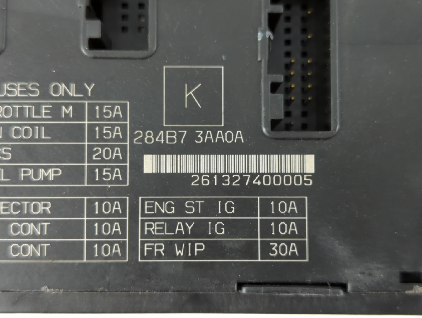 2013-2019 Nissan Versa Fusebox Fuse Box Panel Relay Module P/N:284B7 3AA0A Fits Fits 2013 2014 2015 2016 2017 2018 2019 OEM 