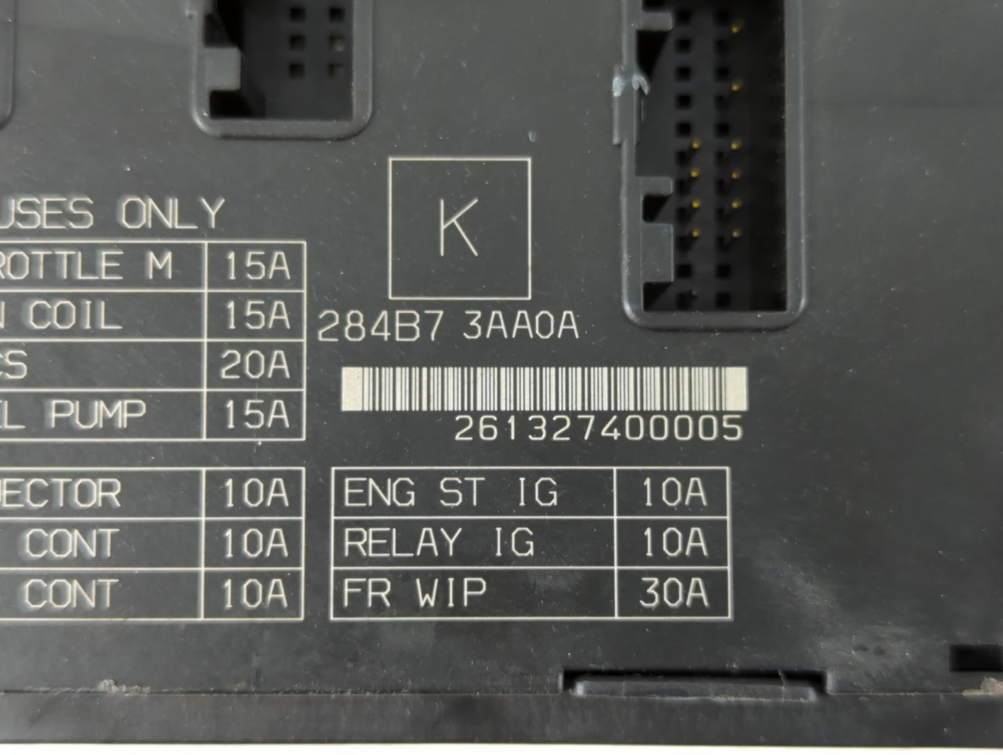 2013-2019 Nissan Versa Fusebox Fuse Box Panel Relay Module P/N:284B7 3AA0A Fits Fits 2013 2014 2015 2016 2017 2018 2019 OEM 
