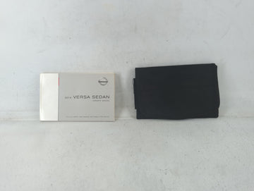 2014 Nissan Versa Owners Manual Book Guide P/N:OM4E 0N17U0 OEM Used Auto Parts - Oemusedautoparts1.com