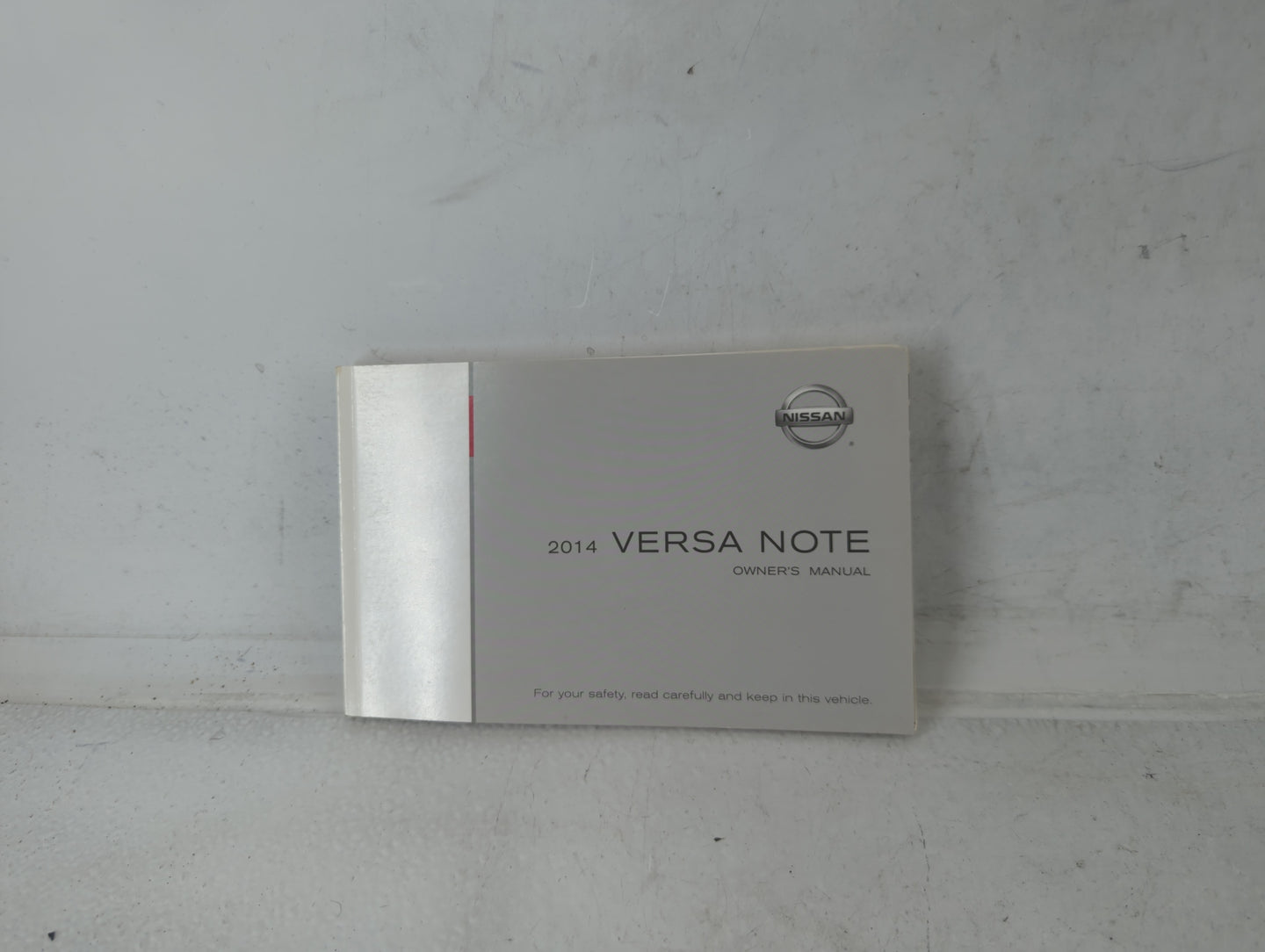 2014 Nissan Versa Owners Manual Book Guide OEM Used Auto Parts - Oemusedautoparts1.com