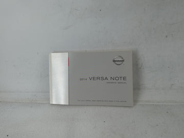2014 Nissan Versa Owners Manual Book Guide OEM Used Auto Parts