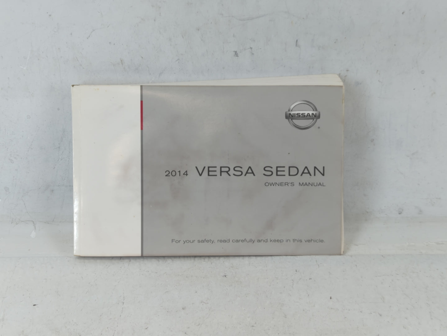 2014 Nissan Versa Owners Manual Book Guide P/N:OM14E 0N17U1 OEM Used Auto Parts - Oemusedautoparts1.com