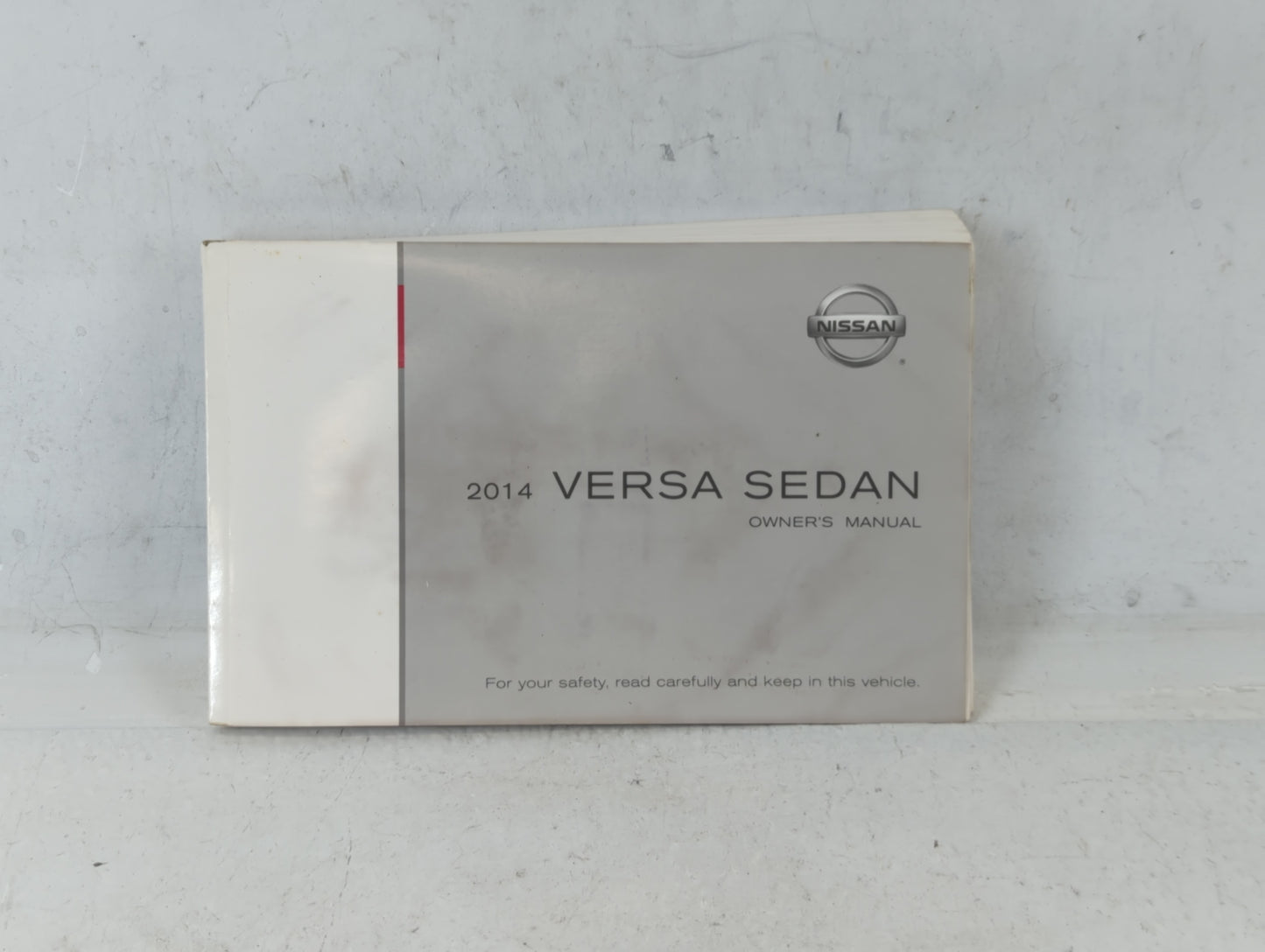2014 Nissan Versa Owners Manual Book Guide P/N:OM14E 0N17U1 OEM Used Auto Parts - Oemusedautoparts1.com