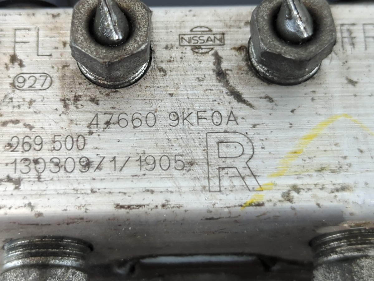 2014 Nissan Versa Anti-Lock Brake ABS Pump Module Actuator OEM P/N:47660 9KF0A Fits OEM Used Auto Parts - Oemusedautoparts1.