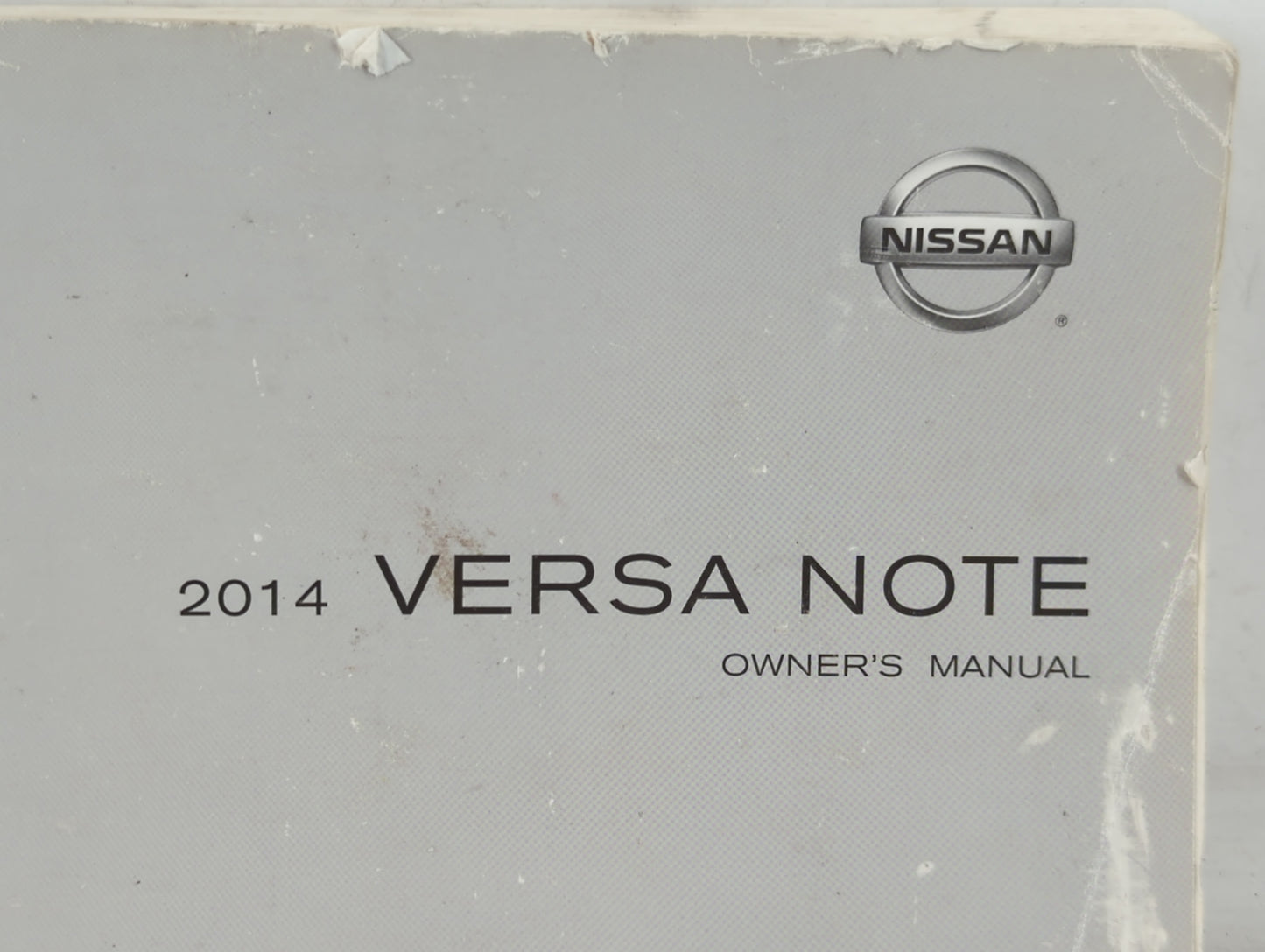 2014 Nissan Versa Owners Manual Book Guide P/N:OM14E OE12U2 OEM Used Auto Parts - Oemusedautoparts1.com