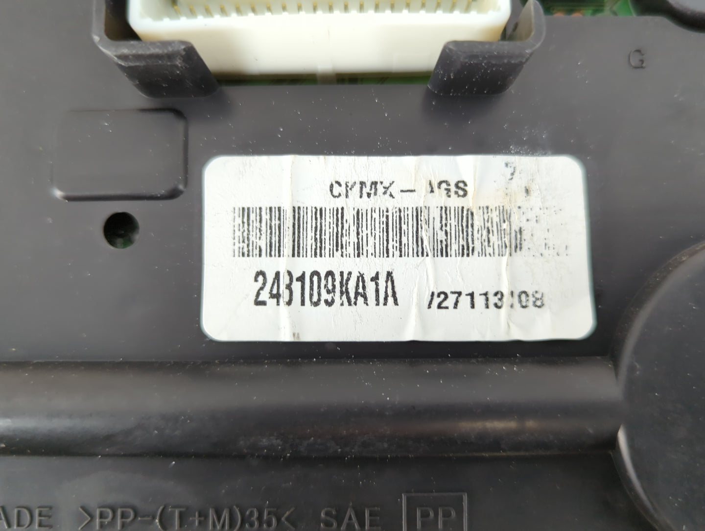 2014 Nissan Versa Instrument Cluster Speedometer Gauges P/N:248109KA1A Fits OEM Used Auto Parts - Oemusedautoparts1.com