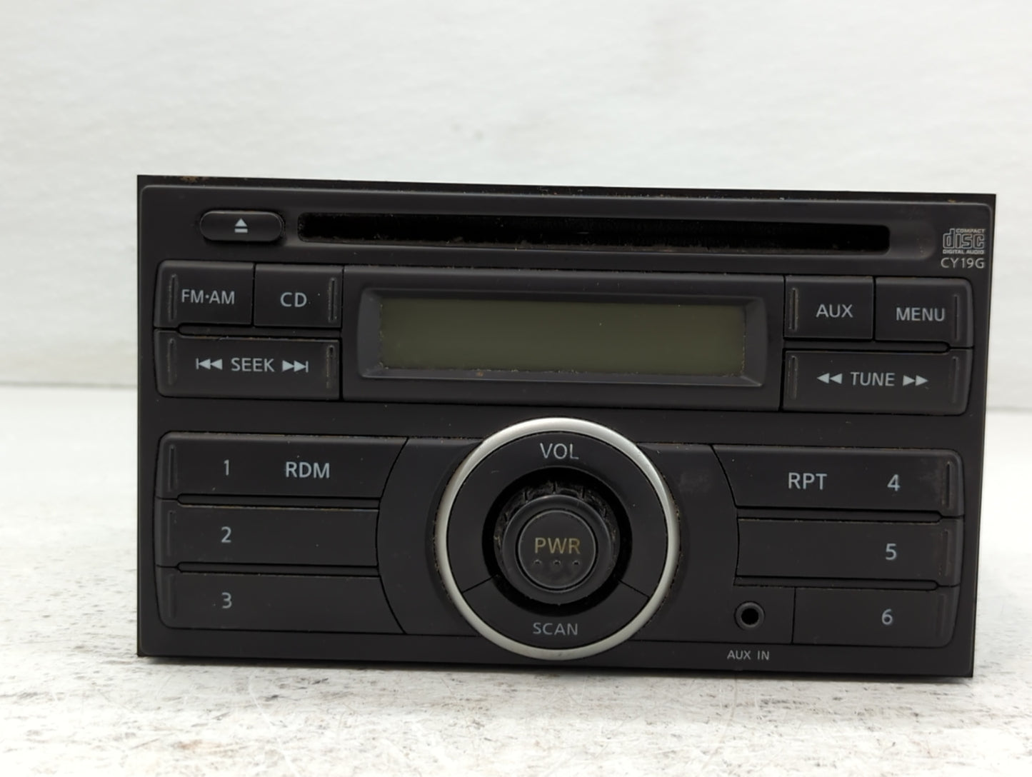 2012-2014 Nissan Versa Radio AM FM Cd Player Receiver Replacement P/N:28185 3AN0A Fits Fits 2012 2013 2014 OEM Used Auto Par