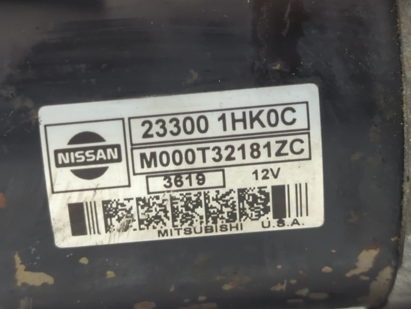 2012-2019 Nissan Versa Car Starter Motor Solenoid OEM P/N:23300 1HK0C Fits Fits 2012 2013 2014 2015 2016 2017 2018 2019 OEM 