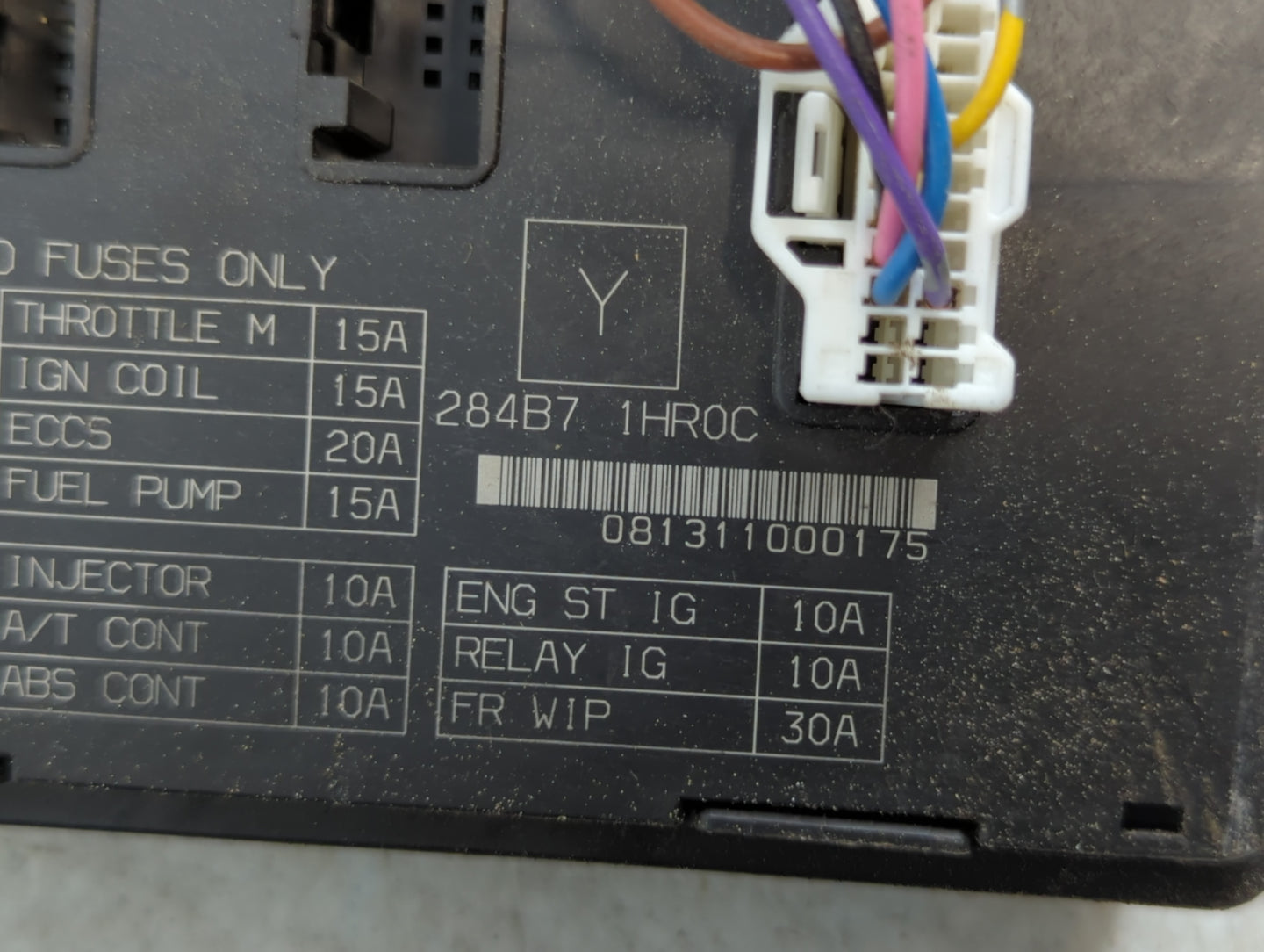 2013-2019 Nissan Versa Fusebox Fuse Box Panel Relay Module P/N:284B7 1HR0C Fits Fits 2013 2014 2015 2016 2017 2018 2019 OEM 