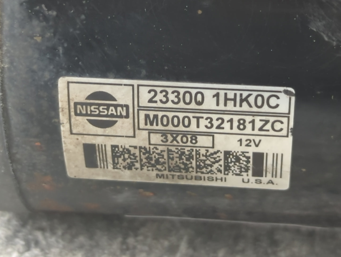 2012-2019 Nissan Versa Car Starter Motor Solenoid OEM P/N:23300 1HK0C Fits Fits 2012 2013 2014 2015 2016 2017 2018 2019 OEM 