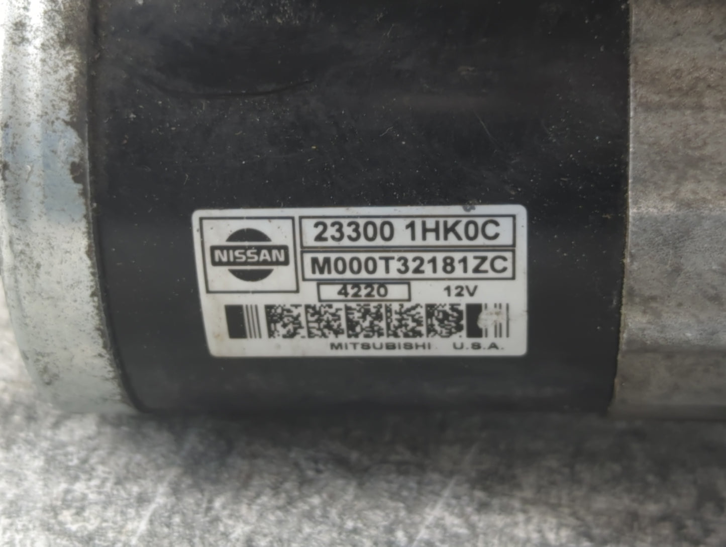 2012-2019 Nissan Versa Car Starter Motor Solenoid OEM P/N:23300 1HK0C Fits Fits 2012 2013 2014 2015 2016 2017 2018 2019 OEM 