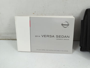 2014 Nissan Versa Owners Manual Book Guide P/N:OM14E ON17U1 OEM Used Auto Parts