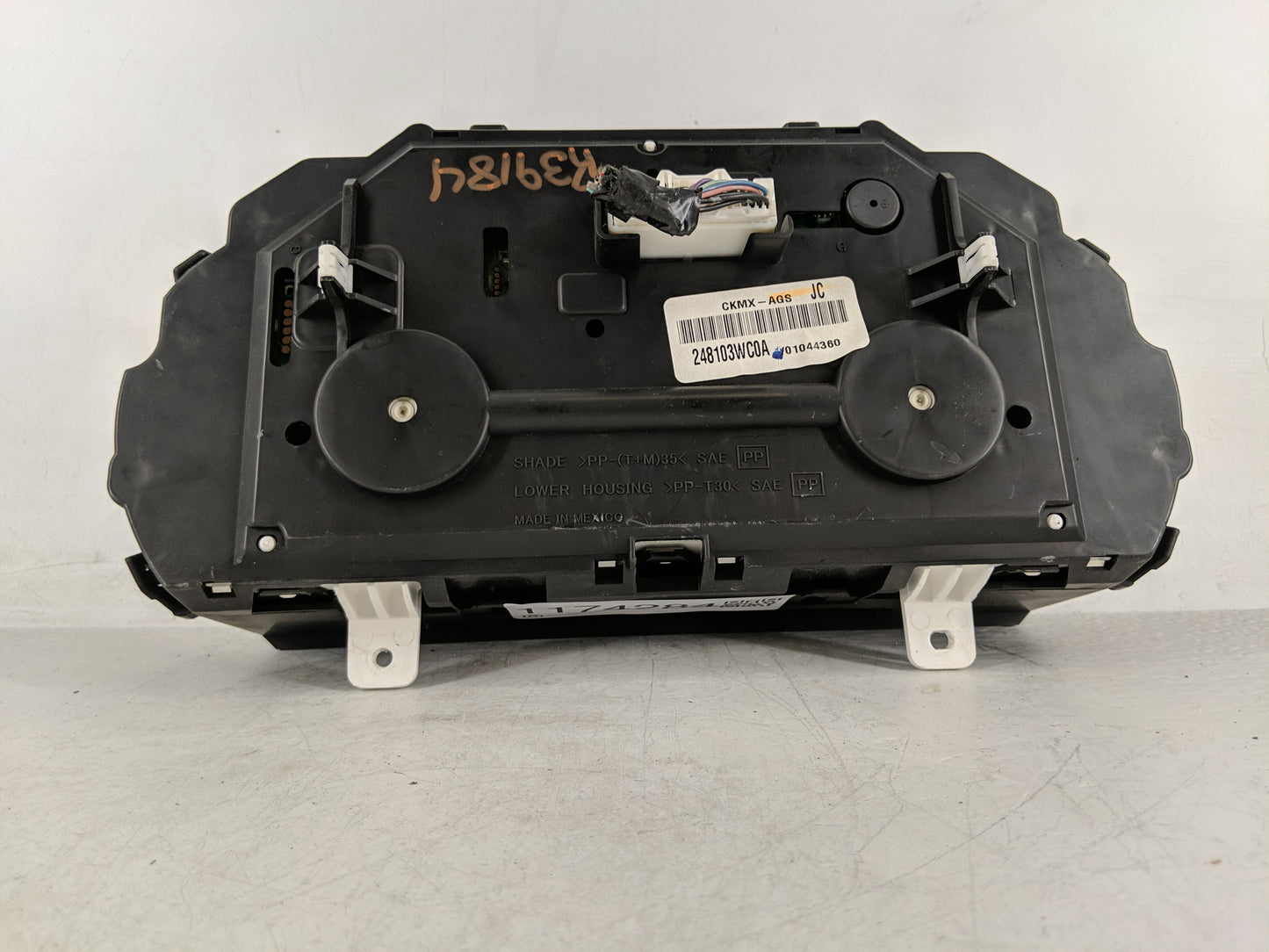 2014 Nissan Versa Note Instrument Cluster Speedometer Gauges P/N:248103WC0A Fits OEM Used Auto Parts - Oemusedautoparts1.com