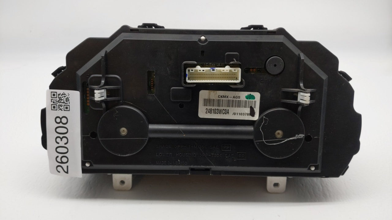 2014 Nissan Versa Note Instrument Cluster Speedometer Gauges P/N:248103WC0A 248109KA1A Fits OEM Used Auto Parts - Oemusedaut