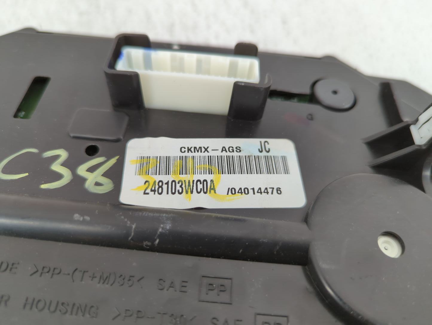 2014 Nissan Versa Note Instrument Cluster Speedometer Gauges P/N:248103AN0A 248103WC0A, 248109KA1A Fits OEM Used Auto Parts 