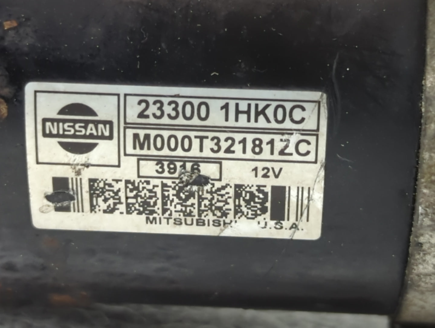 2014 Nissan Versa Note Car Starter Motor Solenoid OEM P/N:23300 1HK0C M000T32181ZC Fits Fits 2012 2013 2015 2016 2017 2018 2