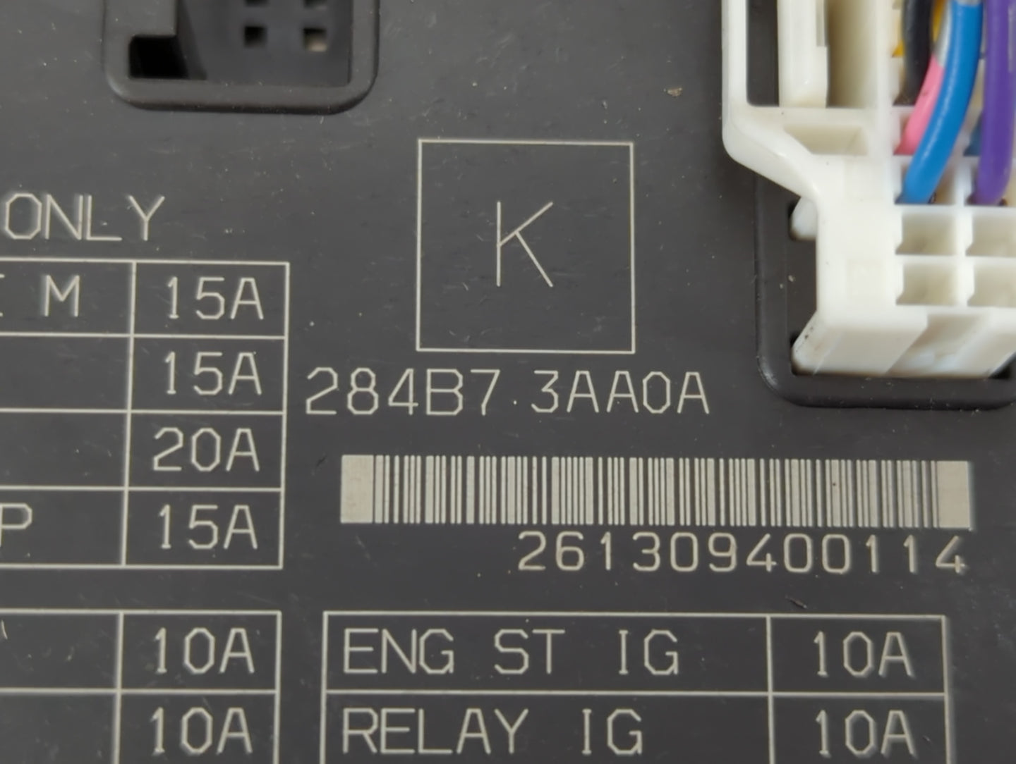 2014-2019 Nissan Versa Note Fusebox Fuse Box Panel Relay Module P/N:284B7 3AA0A Fits Fits 2013 2014 2015 2016 2017 2018 2019